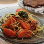 トマトの冷製パスタ♪梅昆布風味☆