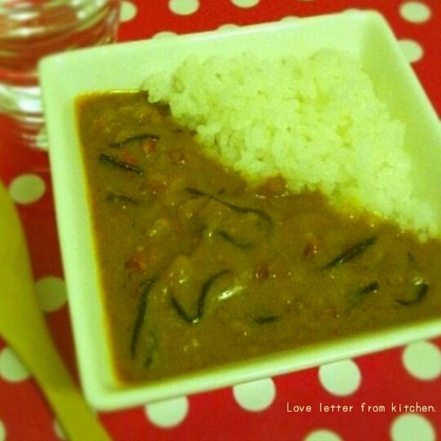 乾物たっぷり・キーマカレー。