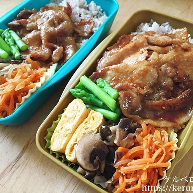 豚ロースの照り焼き弁当