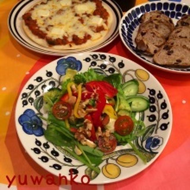 ミートソースピザ。