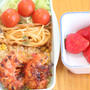 赤えびで2度おいしい(o^^o)頭はパスタソースに♪殻もむかずに焼くだけ簡単♪
