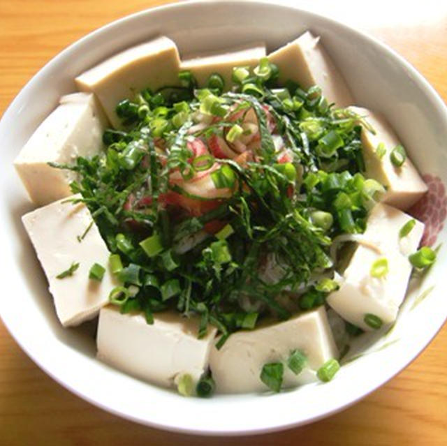 作りました！みなずきさんの「豆腐としらす丼」
