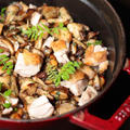 【ミシュランシェフのレシピ 】 Sincère 石井シェフ直伝「鶏肉ときのこのボルドレーズご飯」の作り方