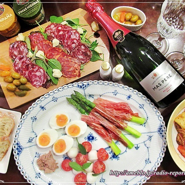 ハモンセラーノとカヴァで簡単おうちバルのスペインナイト☆INTERPORC