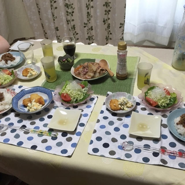 プルコギ丼&八宝菜そして季節の草花
