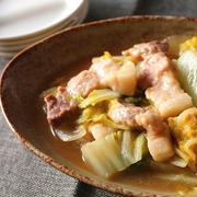 煮るだけ簡単！白菜と豚バラ肉のトロッと煮