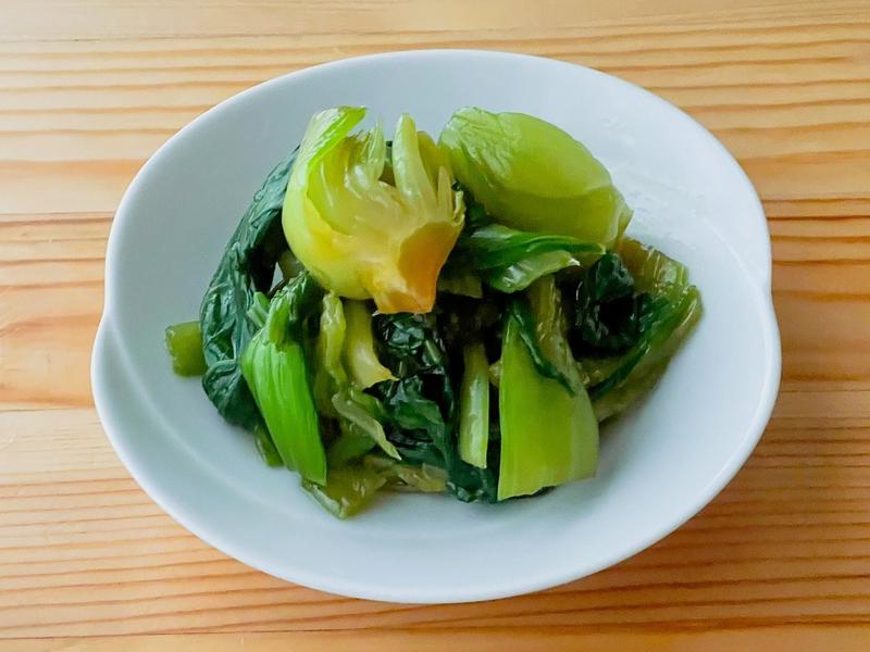 【野菜ひとつ】青梗菜のオイスターソース和え