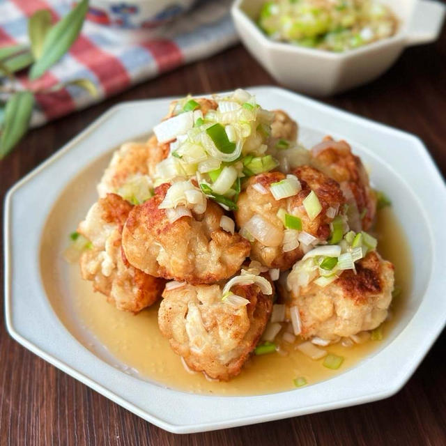 このうまさは食べんとわからん☆鶏むね肉と焼き麩の油淋鶏