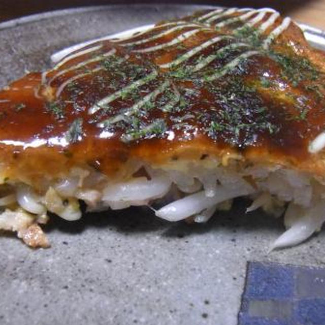 お好み焼き風もやし焼き