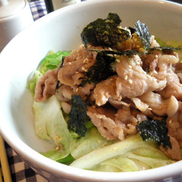 豚キャベツ丼