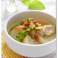 鶏と大根のぷるっぷるコラーゲン薬膳スープ　【美肌・風邪予防・喉不調・滋養強壮・お腹のはり】