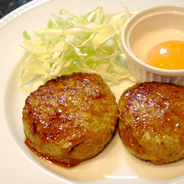 繊維たっぷり！つくねバーグ