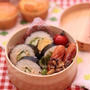 カフェ弁当☆サラダ巻弁当～。フレブルふれあいの会