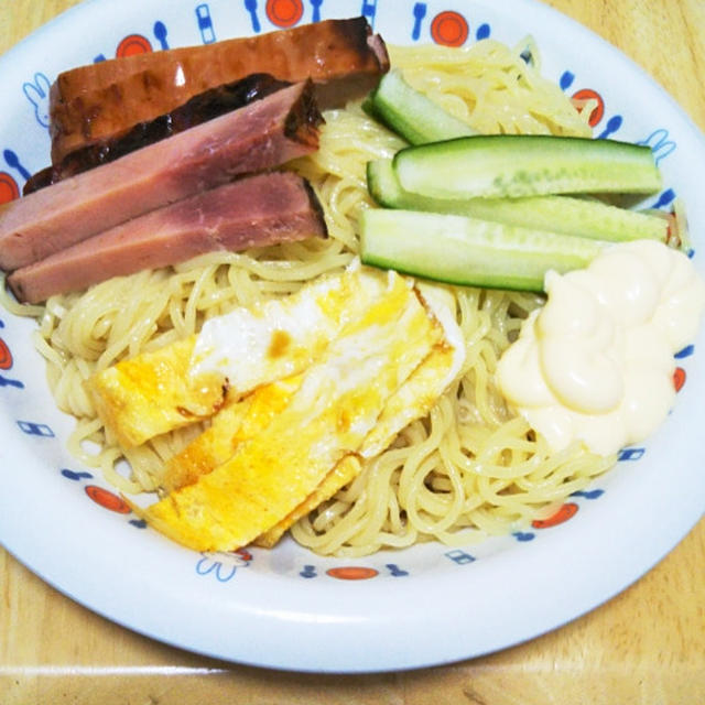 ごはん☆暑いから、冷やし中華withマヨネーズ