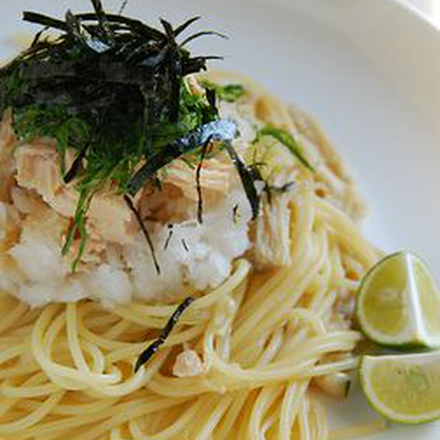 ツナと大根おろしの和風パスタ