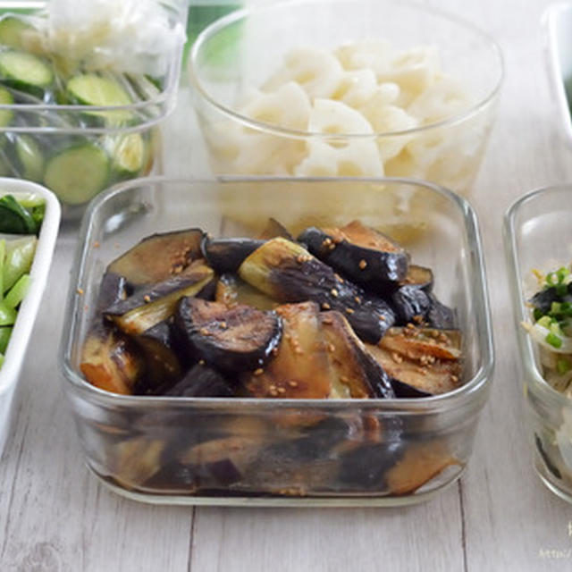 今週の作り置き。084W（平日・多め・野菜おかず7品）