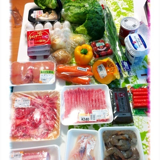 一週間分の食材をまとめ買いする By ソラさん レシピブログ 料理ブログのレシピ満載