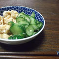 埼玉県産はるきゅうりで♪きゅうりと甘辛きつねの酢の物☆