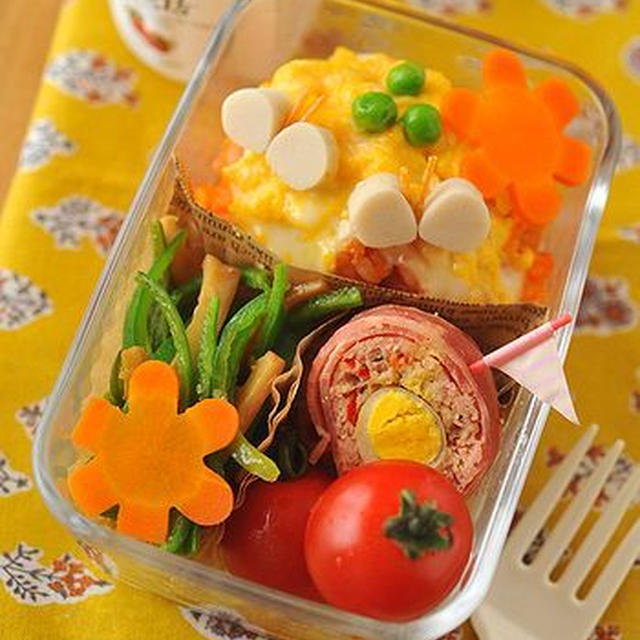 【連載】レシピブログ「蝶々オムライスのお弁当」