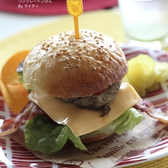 バーガーバンズでハンバーガー