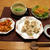 焼き焼売＆エビチリの晩ご飯　と　ギボウシの花♪