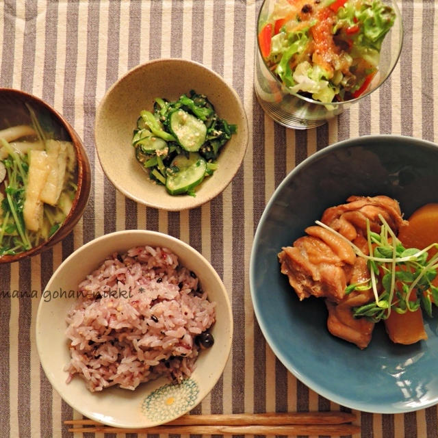 鶏肉と大根の酸っぱ煮。