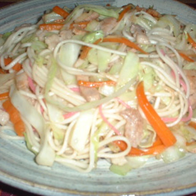 冷麦de野菜炒め