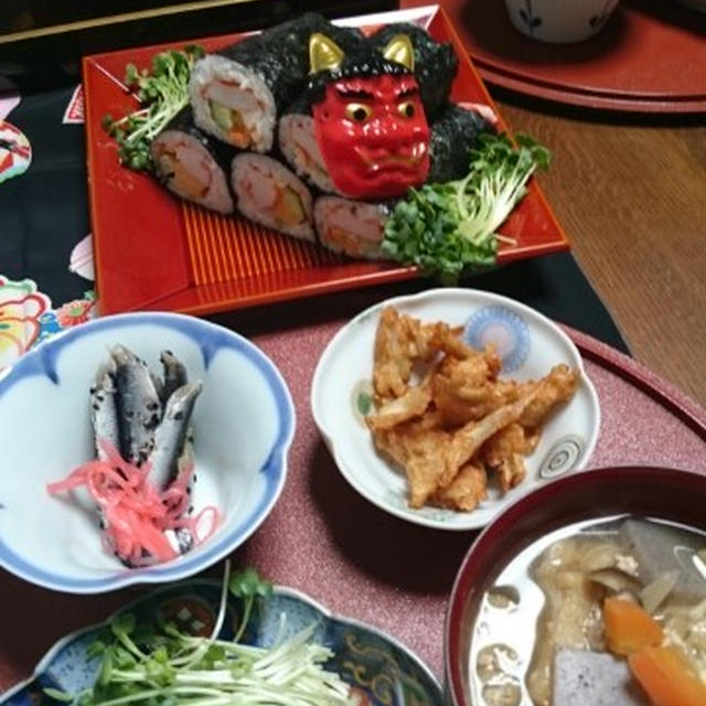 節分 恵方巻