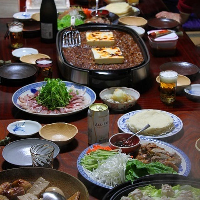 ホットプレートで誕生日パーティー！　&　七草粥