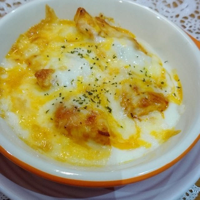 鶏むね肉のグラタン♪