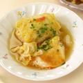 さっぱり鶏ロールキャベツ、お餅入り