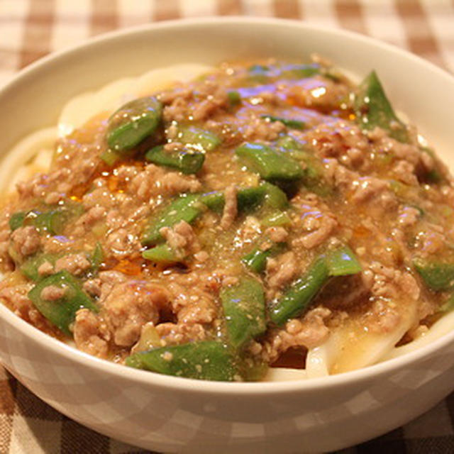 美味しいよ♪そぼろあんけうどん！？