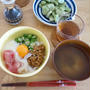 【5分で完成】お手軽ねばねば丼-お昼ごはん✻手抜きごはん✻休日ランチ