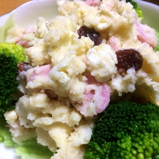 ポテトフレークでポテトサラダを作って♪