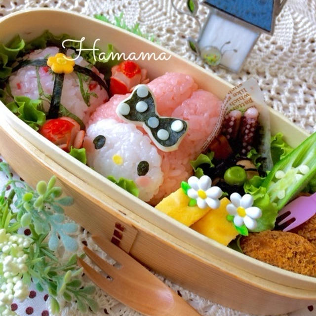 マイメロちゃんのお揃い弁当♡