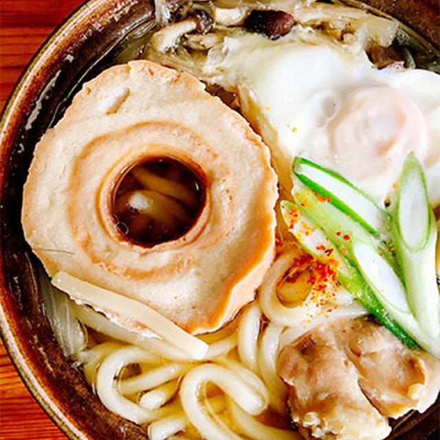 あり合わせで鍋焼きうどん