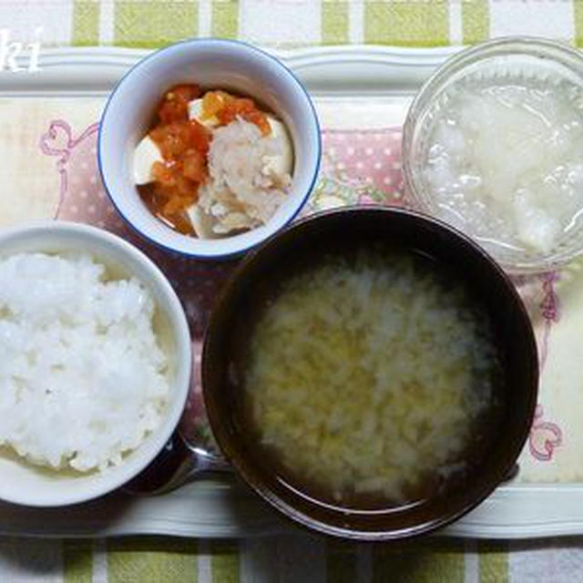 ﾟ･*:.｡.【離乳食】ナスそぼろ.｡.:*･ﾟ