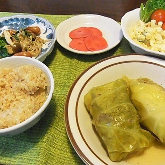 ココナツオイルが凄過ぎ～　＆　お餅ロールキャベツ