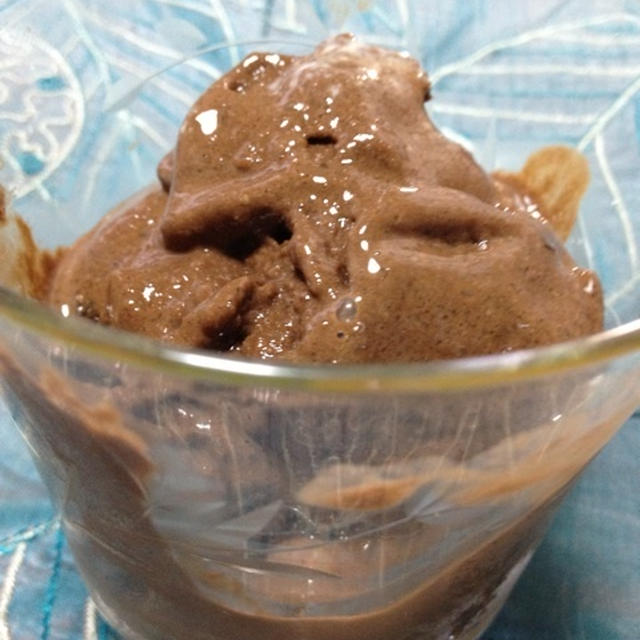 キャロブのチョコレート風アイスクリーム
