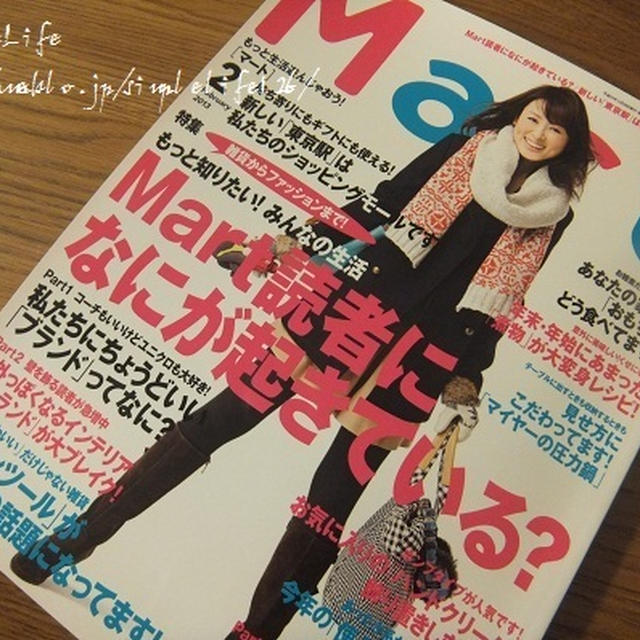 Martに掲載頂きました～☆おまけ。