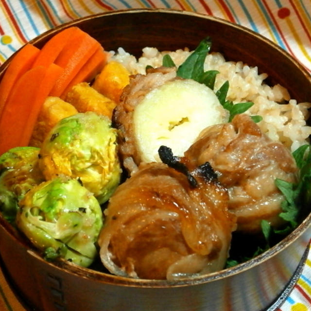 新じゃが肉巻き弁当