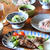 甘長とうがらしの牛肉巻き と あじの梅酢マリネ。