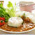 ほうれん草とベーコンの卵のせカレーライス
