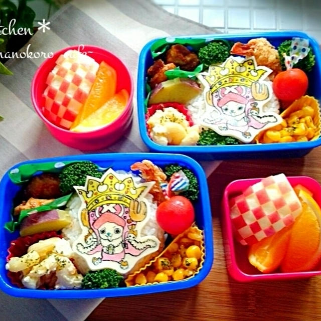 キャラ弁 One Piece チョッパーのチンチャップ弁当 By Akitchen さん レシピブログ 料理ブログのレシピ満載