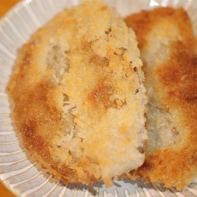 今日も暑かった娘の好物♪黒はんぺんフライ♪