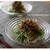 ガラスの器とパラティッシで焼き野菜とチヂミのごはん。