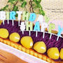 39th　Birht Day Cake ♪　… 紫芋のモンブランタルト …