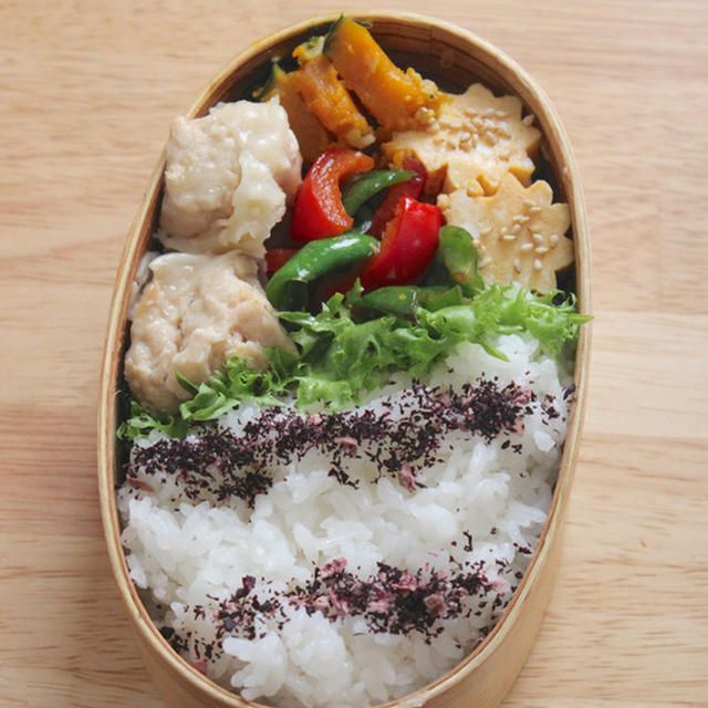 【　今日の夫ひとり分のお弁当　】