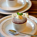 Cocoa &amp; White Chocolate Souffle