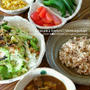 野菜をたくさん食べよう?(^０^)/　☆休日カレーの日♪